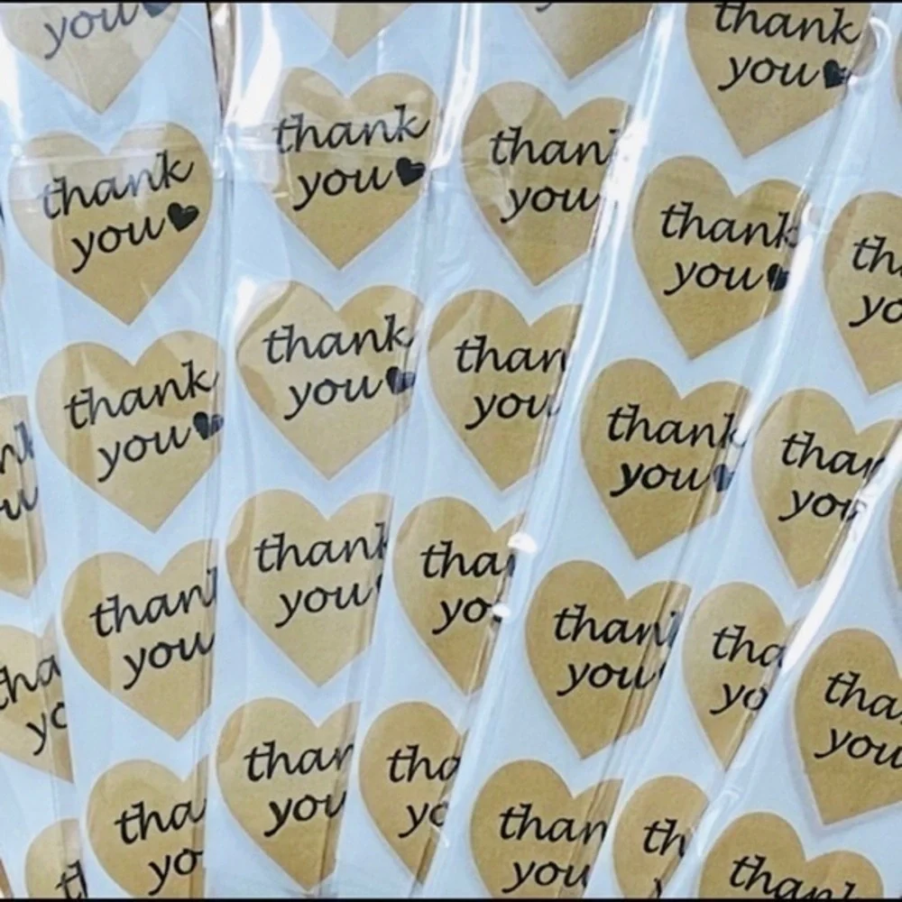 40 Thank You Stickers!
